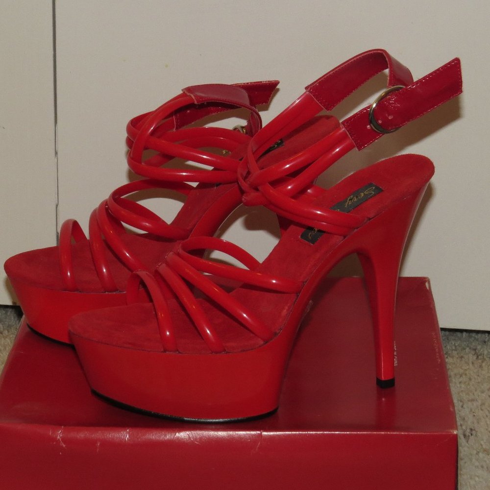 Red Platform Shoes
